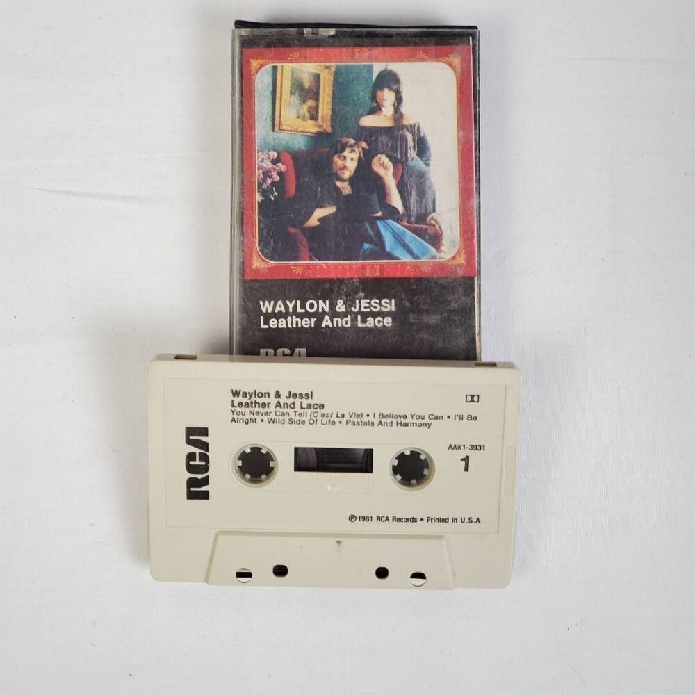 Waylon & Jessi - Leather and Lace Cassette Tape 1981 RCA